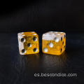 Bescon de 16 mm D6 Beer Dice Set, dados de 5/8 "de 6 lados en estilo de imitación de cerveza, novedad D6 DICE Set 6pcs